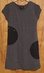 IZBYER GIRL GRAY FASHION GIRL DRESS 