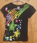 HYPRIDTEES BLACK FASHION GIRL TOP