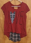 BONGO RED FASHION GIRL TOP 