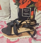STEVE MADDEN BLACK FASHION WOMEN SANDAL ***