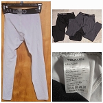 TELALEO BUNDLE OF 3PC SPORT UNISEX KIDS LEGGINGS 