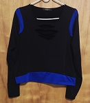 BABY PHAT BLACK BLUE WOMEN FASHION SWEATER