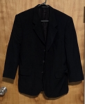 VICTORIO MENS WEAR BLACK MEN'S JACKET 