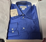 GINO RICCI BLUE CLASSIC FASHION MEN'S SHIRT 