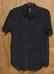 7 SOULS NEW YORK BLACK FASHION MEN'S SHIRT 