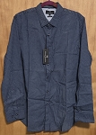 MICHAEL BRANDON BLUE SLIM FIT STRETCH MEN'S SHIRT 