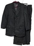 VINTAGE GRAY FASHION MEN'S SUIT SET OF 2