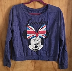 DISNEY PURPLE WOMEN SWEATER 