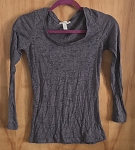 AMBIANCE APPAREL GRAY WOMEN TOP