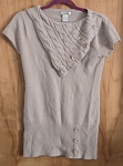 DEMANDING BEIGE WOMEN SWEATER 