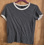 FOREVER 21 GRAY WOMEN TOP 