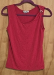 ONE STEP UP RED WOMEN TOP 