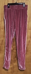 CLOSET SPACE VELOUR PINK WOMEN PANTS 