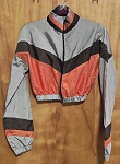 PRETTYLITTLETHING GRAY ORANGE WOMEN JACKET 