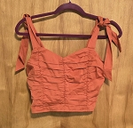 FOREVER 21 ORANGE FASHION WOMEN TOP 