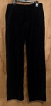 BLACK VELOUR OBEY WOMEN PANTS 