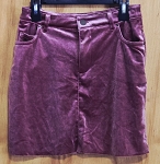 FOREVER 21 VELOUR PINK FASHION WOMEN SKIRT 