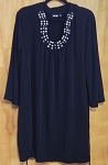 APT.9 BLACK FASHION WOMEN DRESS WITH RHINESTONES 