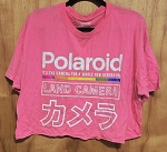 PINK POLAROID WOMEN FASHION TOP 