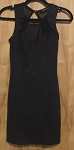 THE VINTAGE SHOP BLACK WITH LACE WOMEN DRESS 