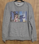 DISNEY STITCH LILO GRAY UNISEX (WOMEN) SWEATER 