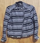DIVIDED WOMEN FASHION BLACK WHITE JACKET 