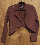 LOVE UNIVERSITY BROWN WOMEN JACKET 