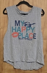 PLANET HOLLYWOOD GRAY WOMEN TOP 