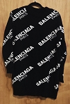BALENCIAGA BLACK FASHION WOMEN KNITTING DRESS 