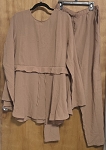 SHEIN BEIGE FASHION WOMEN SUIT SET 