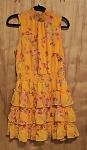 1.STATE YELLOW FLOWERS WOMEN DRESS 