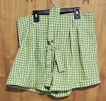 SHEIN GREEN STRIPED WOMEN FASHION SHORTS