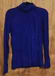 NEW YORK COMPANY STRETCH BLUE WOMEN TOP 