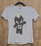 WHITE FENDI FASHION UNISEX KIDS TOP 