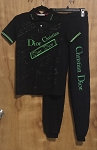 CHRISTIAN DIOR BLACK GREEN SUIT SET FOR BOY 