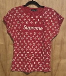 ALISERTYLE RED FASHION UNISEX TOP 
