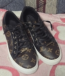 BROWN LV UNISEX KIDS SNICKERS 