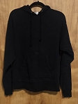 COLLUSION BLACK UNISEX HOODIE 
