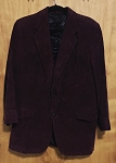 SHEPLERS VELVET RED MEN'S JACKET 