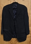 BROOKS BROTHERS BLACK WOOL MEN'S JACKET 