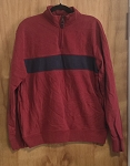 GAP RED COTTON MEN'S SWEATER 