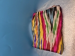 AUTHENTIC KHAN - ATLAS SILK FABRIC IKAT VINTAGE 