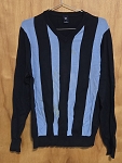 GAP STRIPED BLUE MEN'S SWEATER 