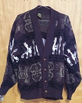 RUMINAHUI WOOL MEN'S CARDIGAN 