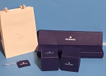 SWAROVSKI BLUE 2 BOXES EMPTY AND 1 BAG