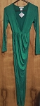 BODY CENTRAL GREEN WOMEN DRESS 