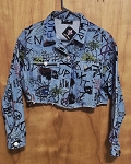 SHEIN BLUE WOMEN FASHION JEANS JACKET 