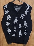 SHEIN CURVE BLACK KNITTING WOMEN VEST 