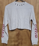 COCA COLA WHITE FASHION WOMEN TOP WITH LONG SLEEVES 