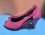 GAZELA PINK LEATHER VINTAGE WOMEN SHOES